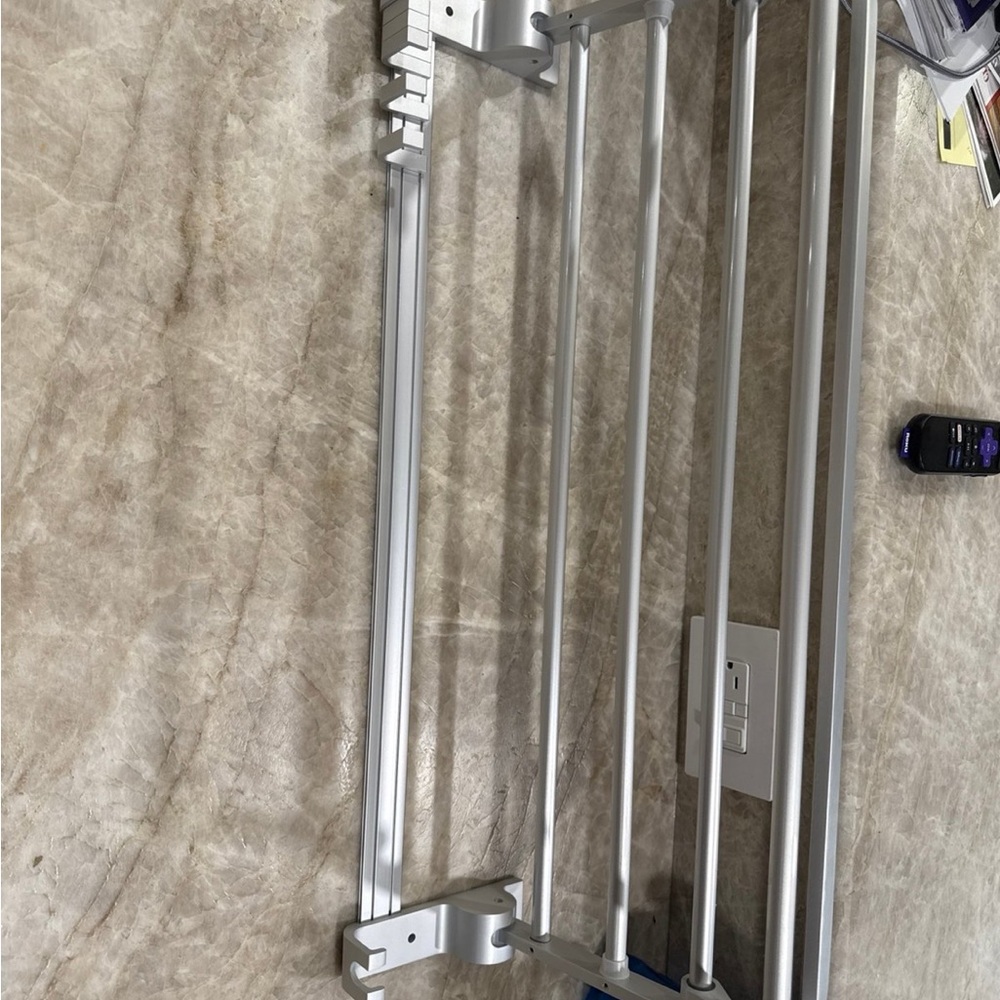 Bathroom Towel Rack in Silver - Picture 7 of 9